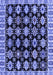 Abstract Blue Modern Rug, abs4633blu