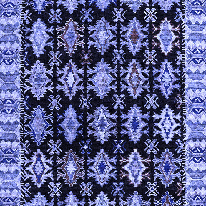 Abstract Blue Modern Rug, abs4633blu