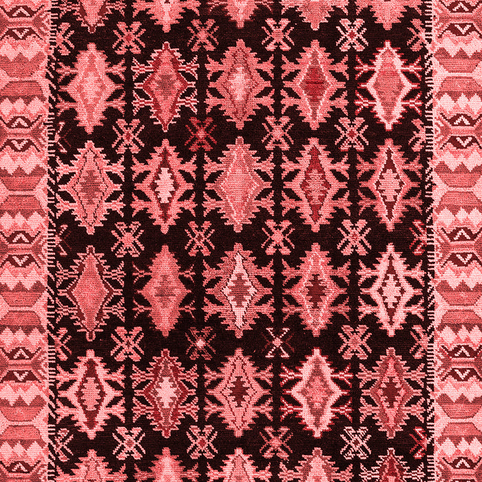 Machine Washable Abstract Red Modern Rug, wshabs4633red