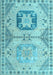 Machine Washable Abstract Light Blue Modern Rug, wshabs4634lblu