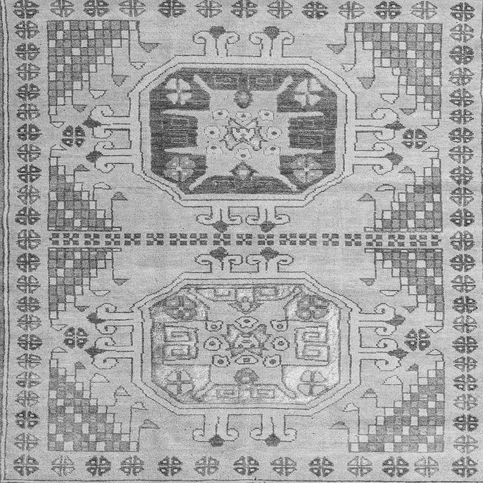 Square Abstract Gray Modern Rug, abs4634gry