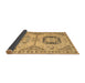 Sideview of Abstract Brown Modern Rug, abs4634brn