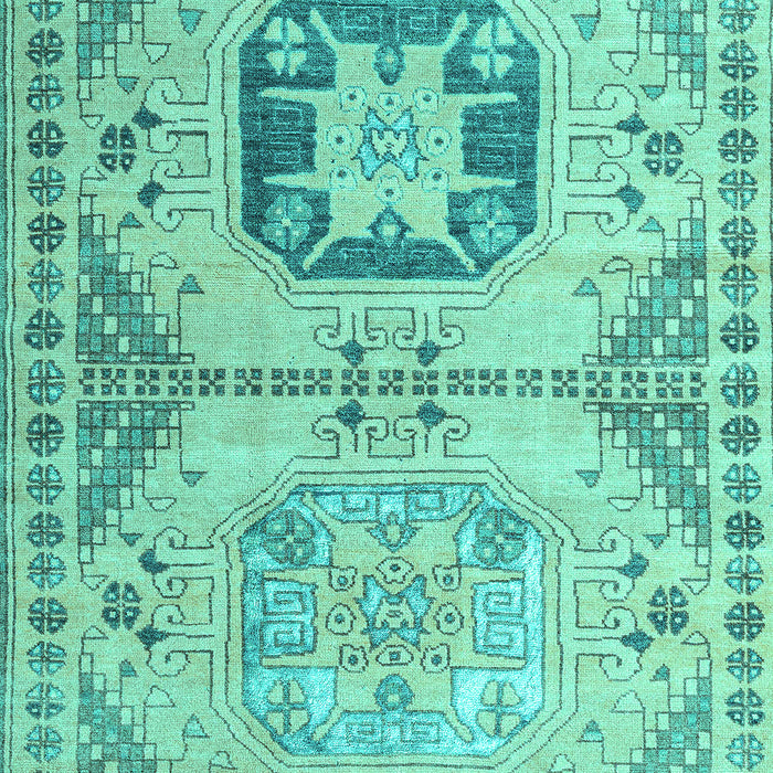 Machine Washable Abstract Turquoise Modern Area Rugs, wshabs4634turq
