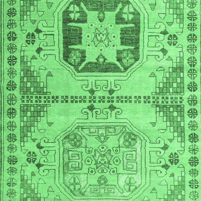 Abstract Emerald Green Modern Rug, abs4634emgrn