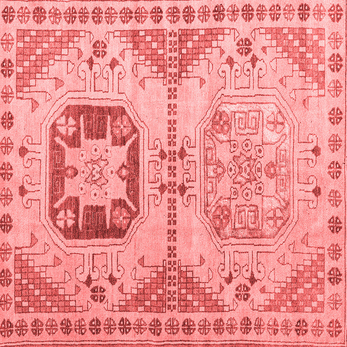 Abstract Red Modern Rug, abs4634red
