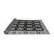 Sideview of Abstract Gray Modern Rug, abs4635gry