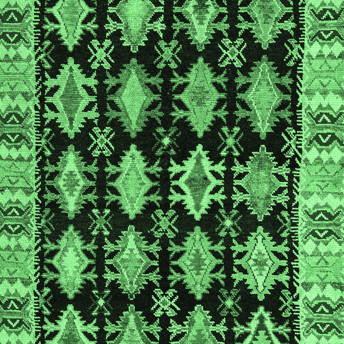 Abstract Emerald Green Modern Rug, abs4635emgrn