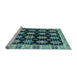 Sideview of Machine Washable Abstract Light Blue Modern Rug, wshabs4635lblu