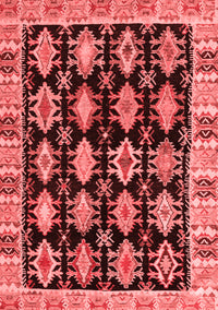 Abstract Red Modern Rug, abs4635red