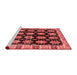 Modern Red Washable Rugs