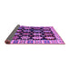 Sideview of Abstract Purple Modern Rug, abs4636pur