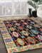 Machine Washable Abstract Brown Rug in a Family Room, wshabs4636