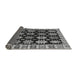 Sideview of Abstract Gray Modern Rug, abs4636gry