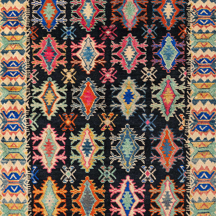 Abstract Brown Modern Rug, abs4636