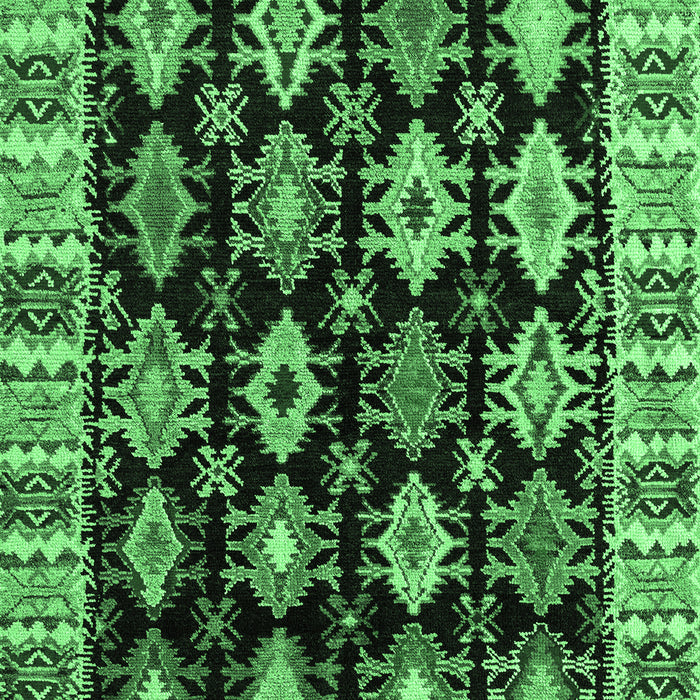 Abstract Emerald Green Modern Rug, abs4636emgrn