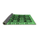 Sideview of Abstract Emerald Green Modern Rug, abs4636emgrn