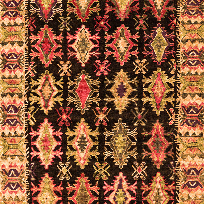 Abstract Orange Modern Rug, abs4636org