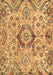 Abstract Brown Modern Rug, abs4637brn