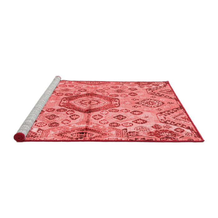Modern Red Washable Rugs