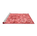 Modern Red Washable Rugs