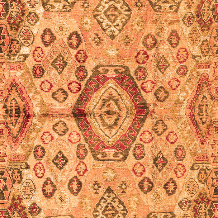 Machine Washable Abstract Orange Modern Area Rugs, wshabs4637org