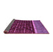 Sideview of Abstract Purple Modern Rug, abs4638pur