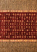 Abstract Orange Modern Rug, abs4638org