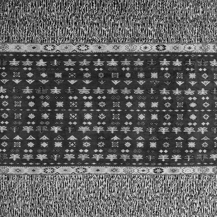 Square Machine Washable Abstract Gray Modern Rug, wshabs4638gry