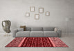 Modern Red Washable Rugs