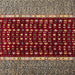 Square Abstract Orange Brown Modern Rug, abs4638