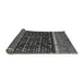 Sideview of Abstract Gray Modern Rug, abs4638gry