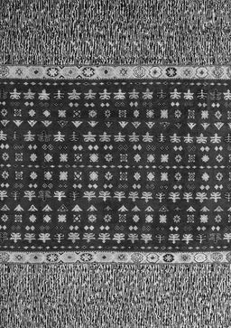 Abstract Gray Modern Rug, abs4638gry