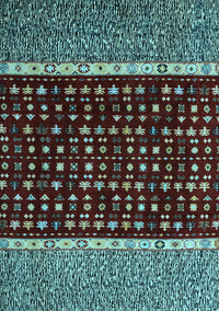 Abstract Light Blue Modern Rug, abs4638lblu