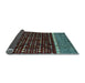 Sideview of Abstract Light Blue Modern Rug, abs4638lblu