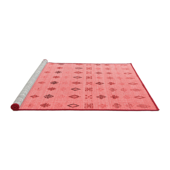 Modern Red Washable Rugs