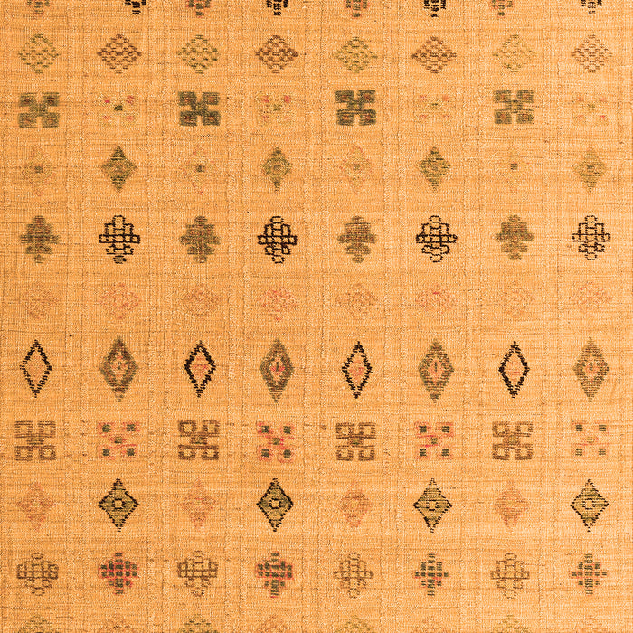 Solid Orange Modern Rug, abs4639org