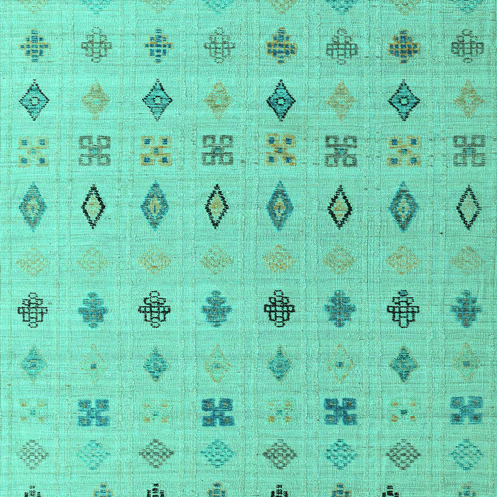 Machine Washable Solid Turquoise Modern Area Rugs, wshabs4639turq