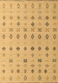 Solid Brown Modern Rug, abs4639brn