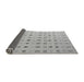 Sideview of Solid Gray Modern Rug, abs4639gry