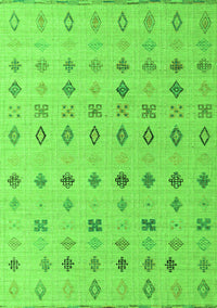 Solid Green Modern Rug, abs4639grn