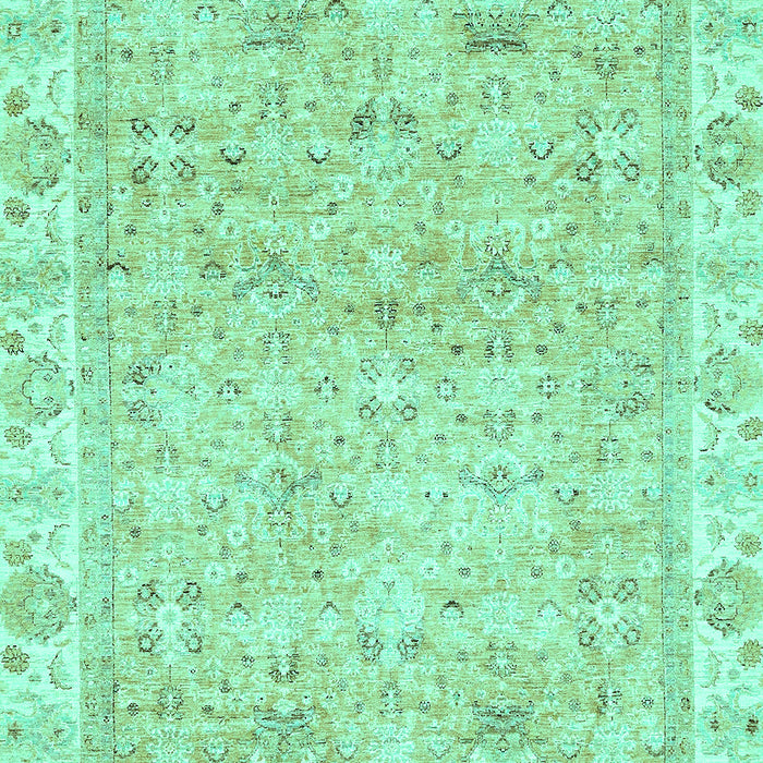 Abstract Turquoise Modern Rug, abs463turq