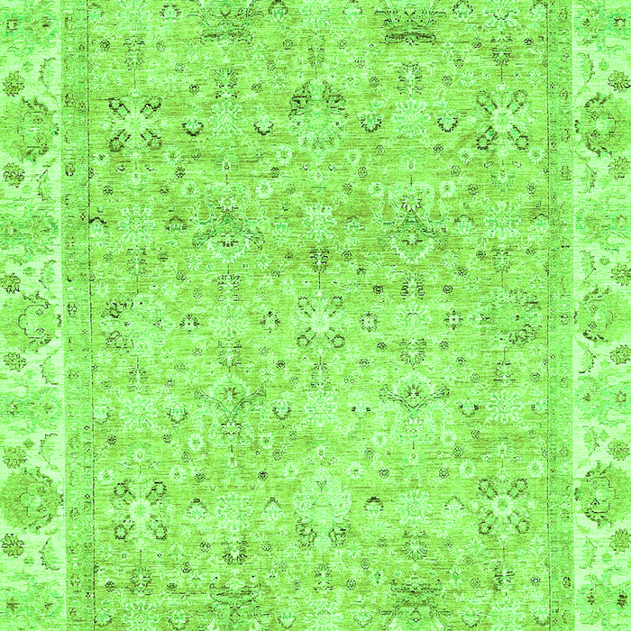 Machine Washable Abstract Green Modern Area Rugs, wshabs463grn
