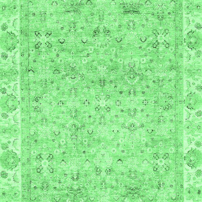 Machine Washable Abstract Emerald Green Modern Area Rugs, wshabs463emgrn
