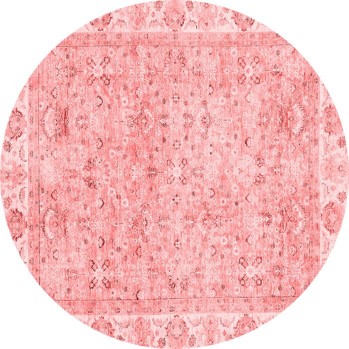 Machine Washable Abstract Red Modern Rug, wshabs463red