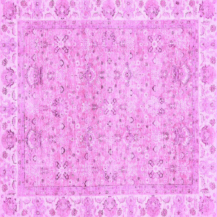 Square Abstract Purple Modern Rug, abs463pur