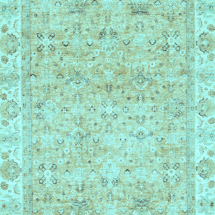 Abstract Light Blue Modern Rug, abs463lblu