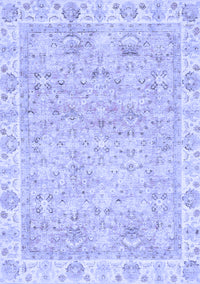 Abstract Blue Modern Rug, abs463blu