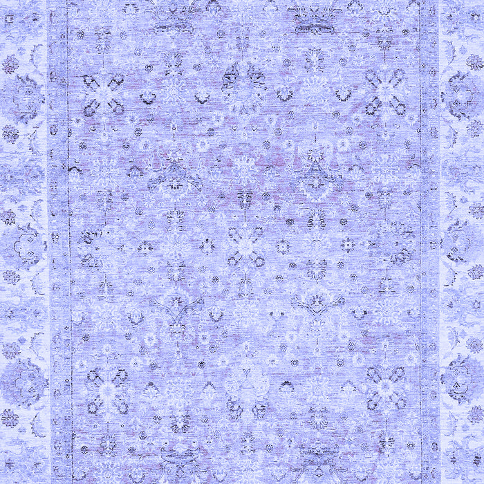 Abstract Blue Modern Rug, abs463blu
