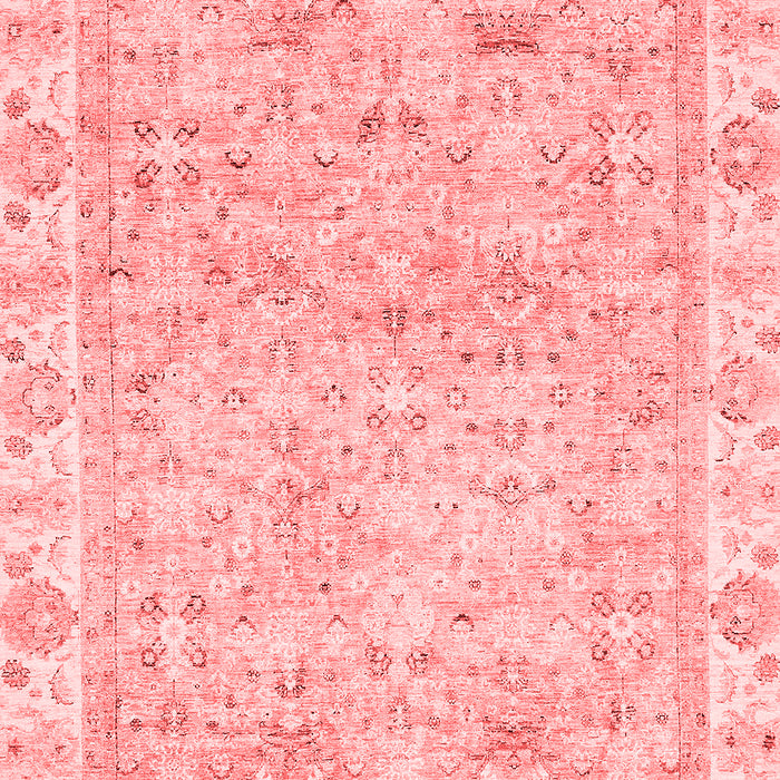 Machine Washable Abstract Red Modern Rug, wshabs463red
