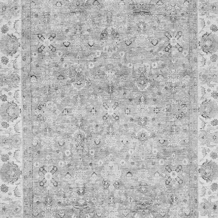 Machine Washable Abstract Gray Modern Rug, wshabs463gry
